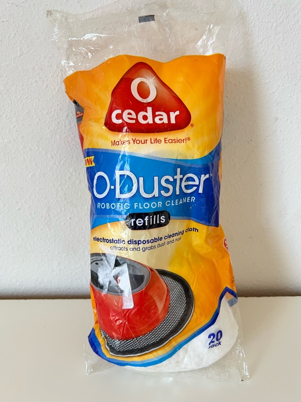 O Cedar O Duster Refills Package Of 20 Robotic Floor Cleaner Cloths